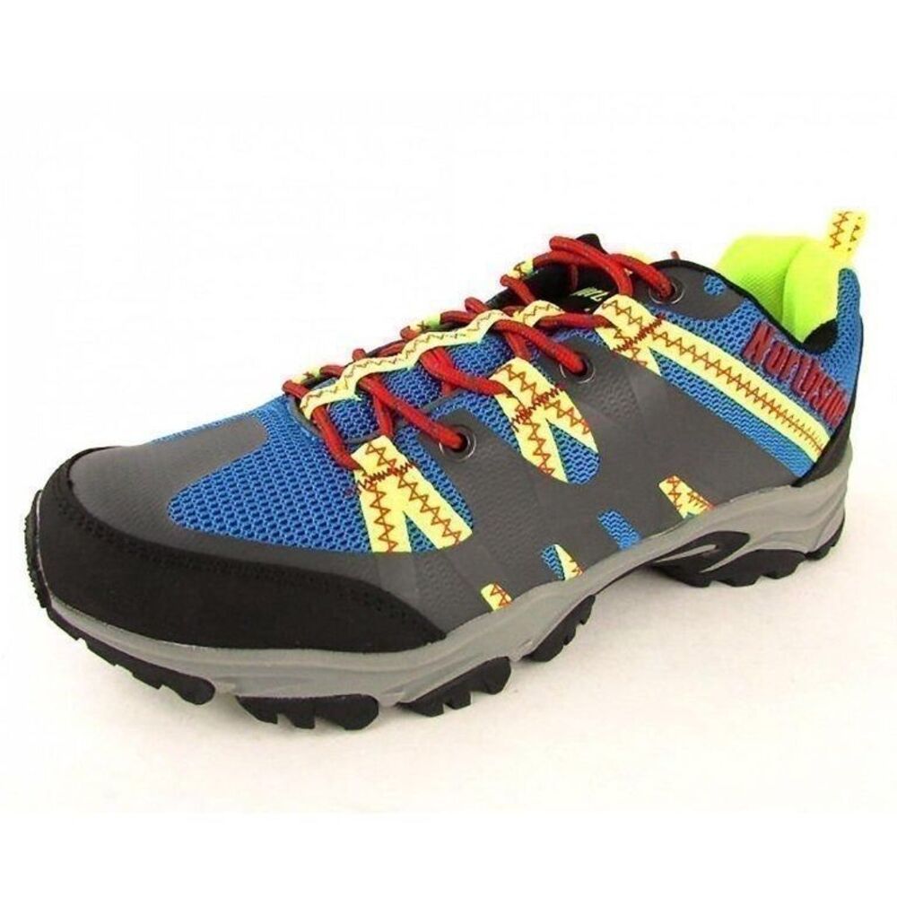 Northside Harrier LTC boys Blue /Green Sneakers